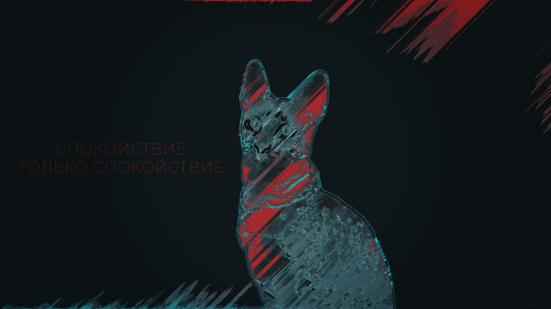 glitch art, abstract, digital art, animals, cats