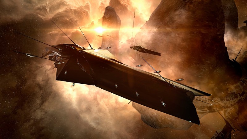 EVE Online, spaceship, science fiction, PC gaming