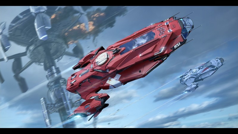 vehicle, digital art, science fiction, Star Citizen