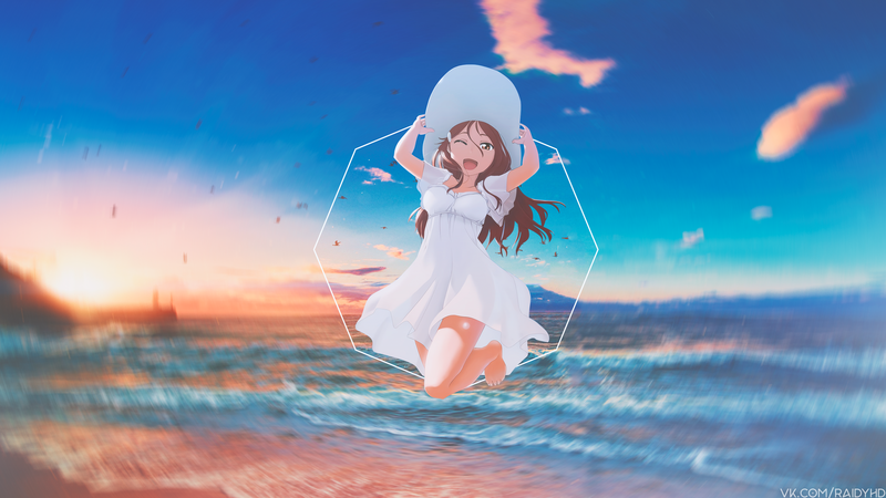anime girls, anime, picture-in-picture