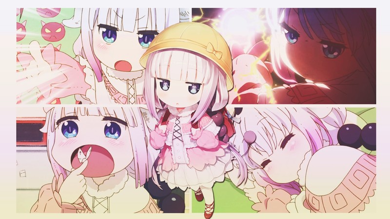 Kanna Kamui (Kobayashi-san Chi no Maid Dragon), Kobayashi-san Chi no Maid Dragon, anime girls, anime
