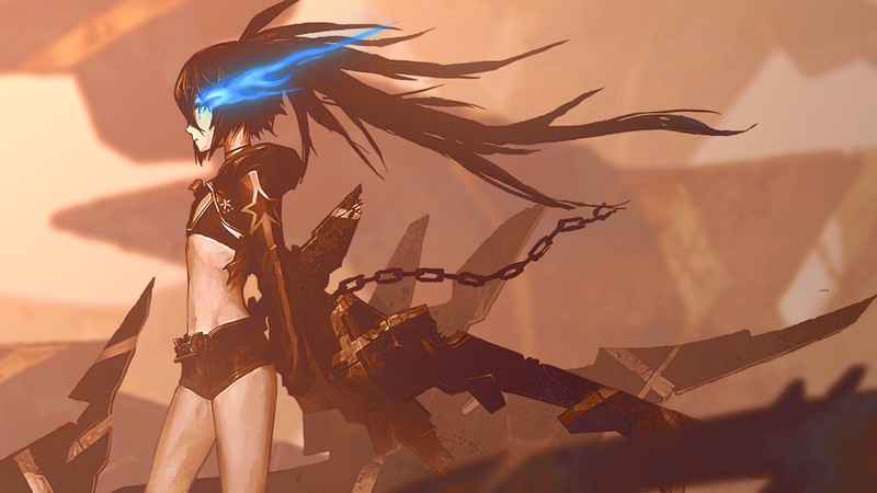 Black Rock Shooter, anime girls, Kuroi Mato
