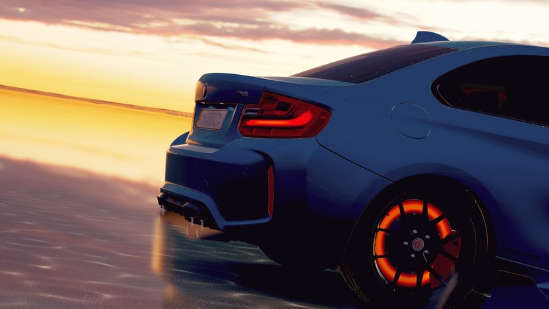 Forza, forza horizon 3, Forza Horizon, screen shot, PC gaming, BMW M2, BMW 2 Series, car, BMW, brake glow