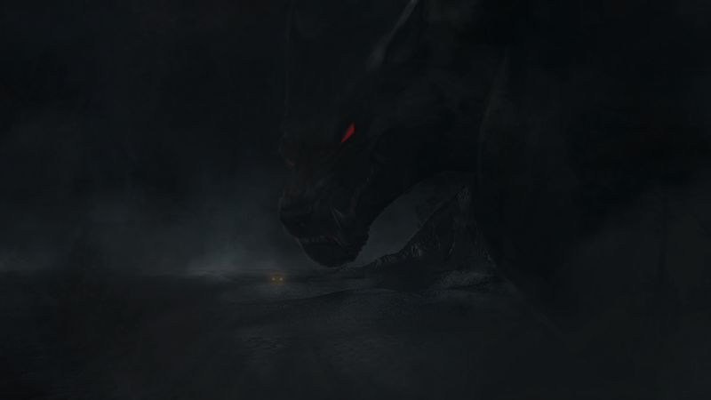 werewolf, predator, grin, eyes, fangs, dark, 4k