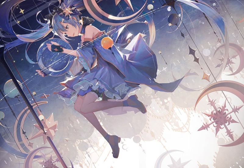 anime, anime girls, Vocaloid, Hatsune Miku