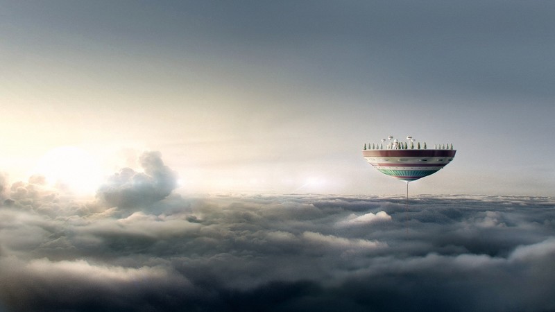 Dragon Ball Z, anime, digital art, sky, clouds