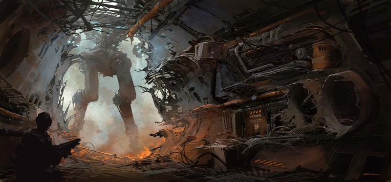 artwork, science fiction, futuristic