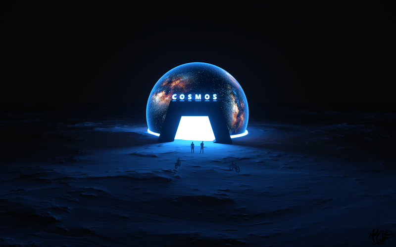 space, 3D, digital art, planet, space art, universe, Cosmos: A Spacetime Odyssey, dark