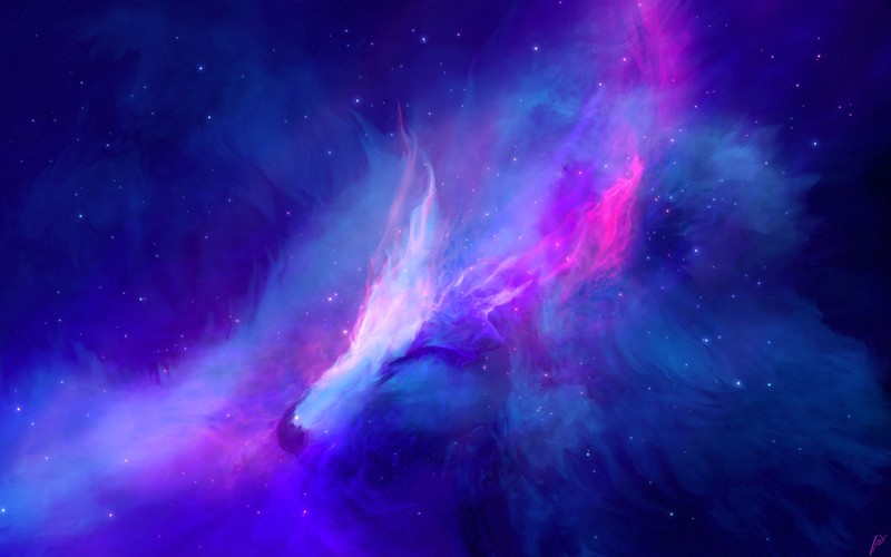 JoeyJazz, space art, space, nebula, digital art