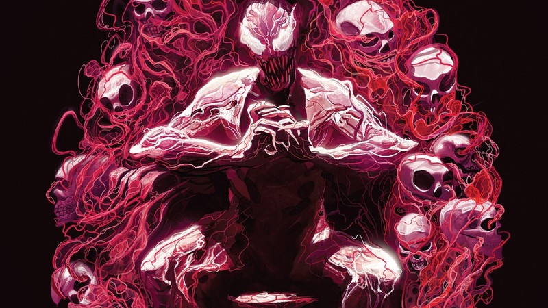comics, comic books, comic art, Marvel Comics, Carnage, smiling
