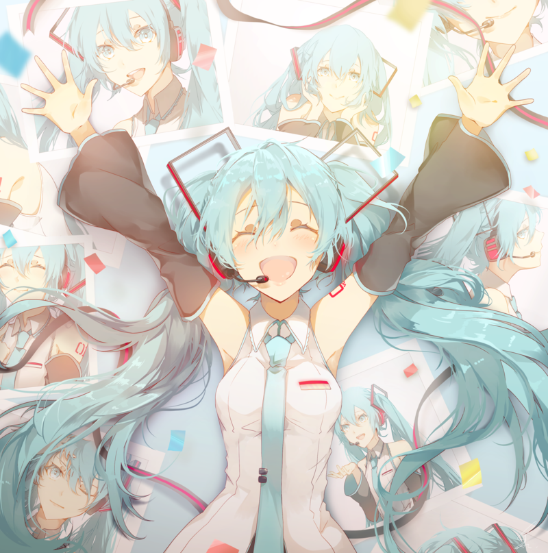 anime, anime girls, Vocaloid, Hatsune Miku