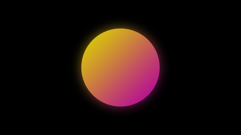 planet, yellow, purple