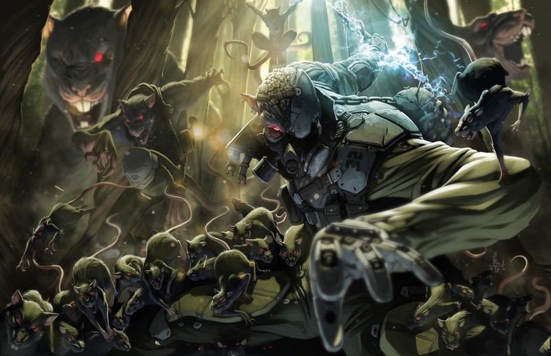 rats, creature, artwork, fantasy art