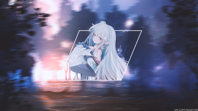 anime, anime girls, picture-in-picture