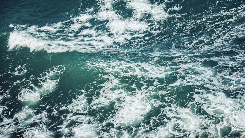 nature, waves, water, sea foam, sea