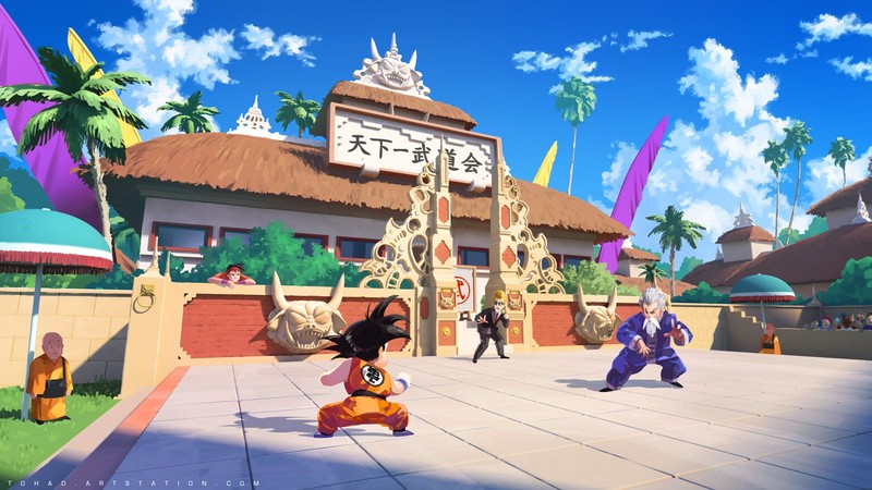 Sylvain Sarrailh, Dragon Ball, Son Goku, artwork, concept art
