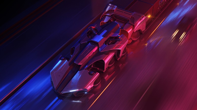 vehicle, futuristic, render, digital art