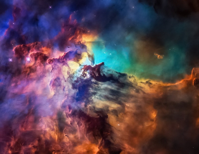 colorful, space, space art, digital art