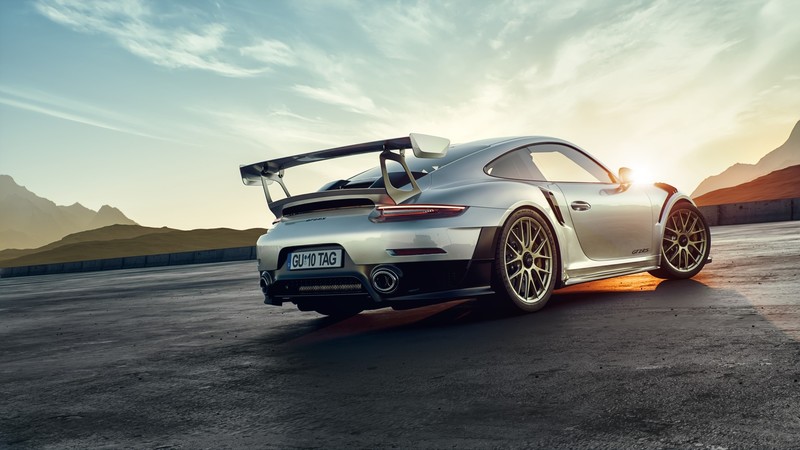 Porsche 911 GT2 RS, silver cars, car, Porsche, vehicle