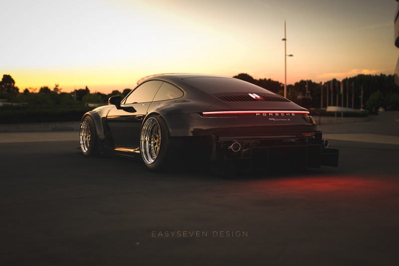 Porsche, vehicle, car, black cars, Porsche 911, Porsche 992