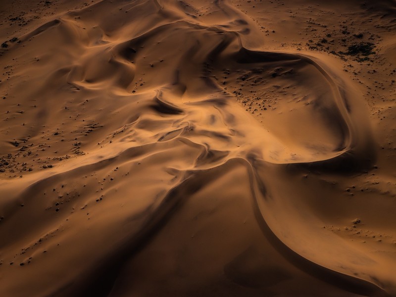 desert, dunes, nature, landscape
