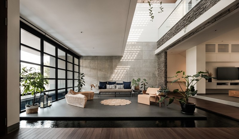 modern, architecture, living rooms, interior, interior design