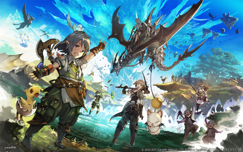 Final Fantasy XIV: A Realm Reborn, video games, video game art, game art, fantasy art, digital art, Final Fantasy