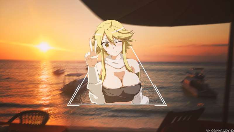 anime girls, anime, picture-in-picture, Leone (Akame ga Kill!), Akame ga Kill!
