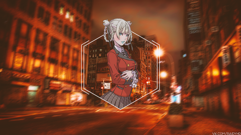 Kirari Momobami, anime girls, anime, picture-in-picture, Kakegurui