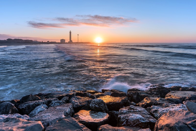 Italy, sea, sunlight, sky