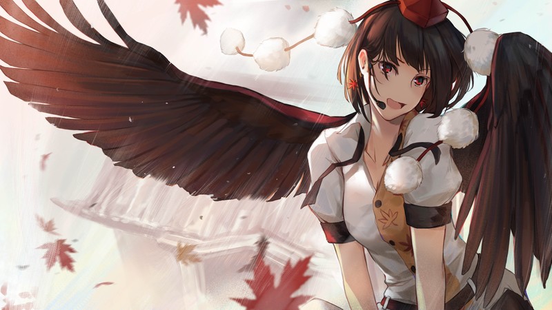 anime girls, anime, Touhou, Shameimaru Aya, lna