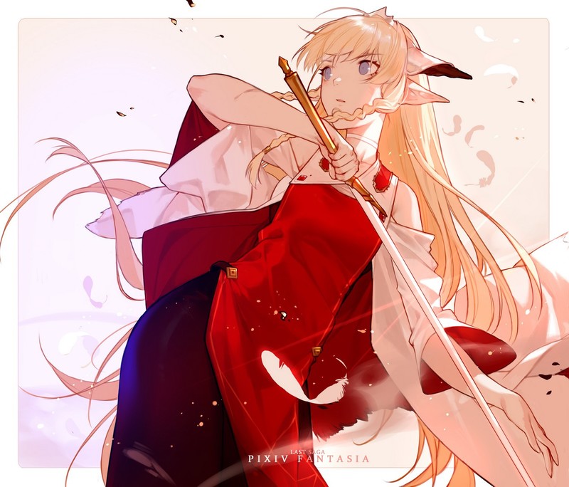 anime girls, anime, Pixiv Fantasia, original characters