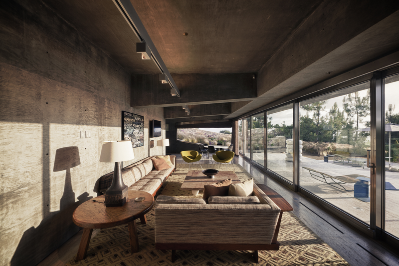 modern, interior, interior design, living rooms, window, concrete, natural light