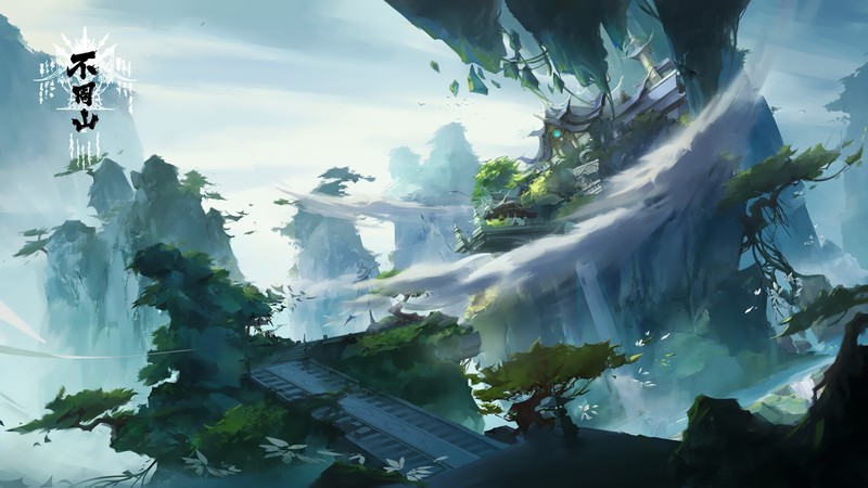 artwork, fantasy art, nature, landscape, Asia, environment, xianxia