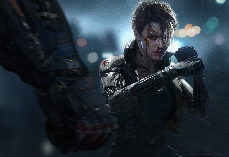 cyberpunk, cyborg, Cybergirls