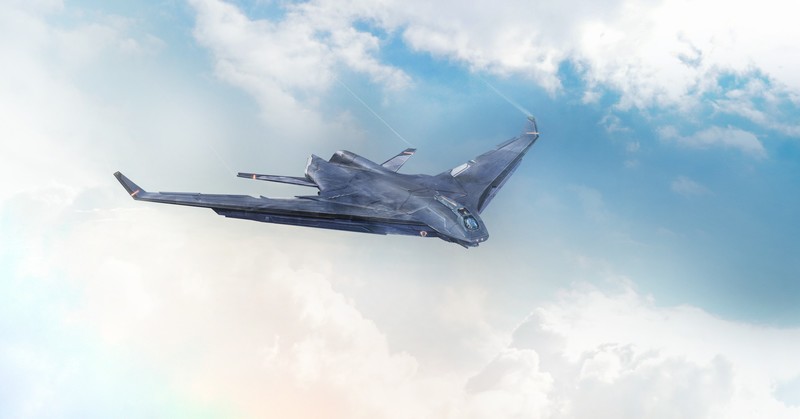 aircraft, futuristic, vehicle, military, artwork