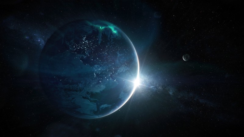 space, space art, planet, digital art