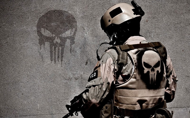 The Punisher, soldier, military