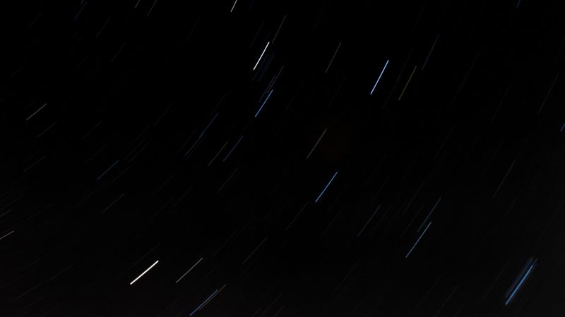 sky, stars, movement, long exposure, night, 4k