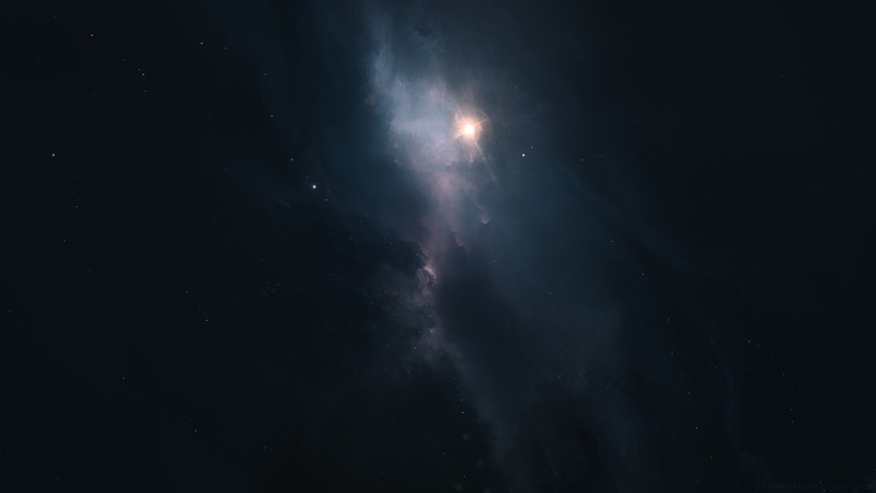 nebula, stars, galaxy, universe, space, space art, digital art, Starkiteckt