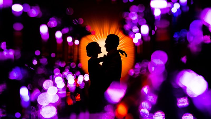 couple, lovers, hugs, hugging, romance, love, shiny, glamor, 4k