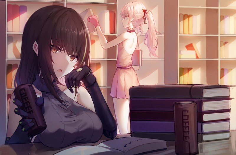 Girls Frontline, anime girls, women, brunette, fan art, artwork, digital art, drawing, illustration, 2D, anime