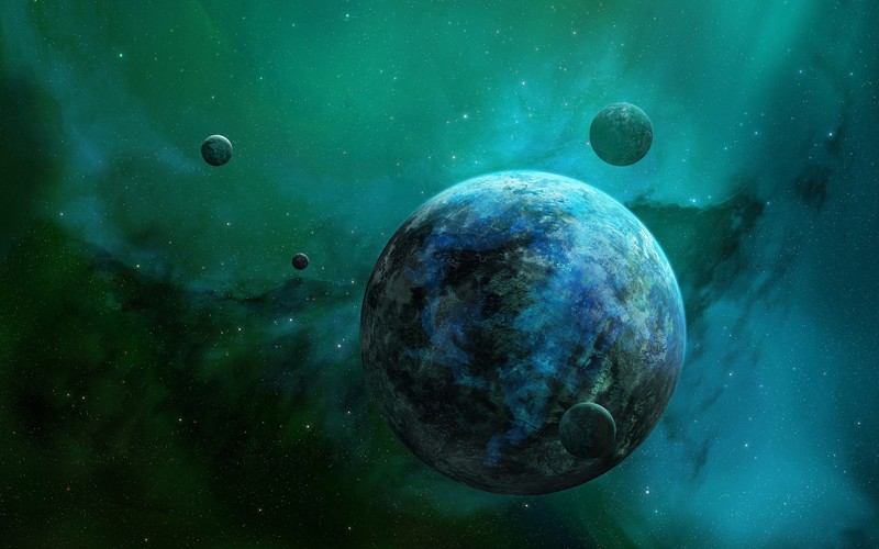 planet, space art, space, digital art, JoeyJazz
