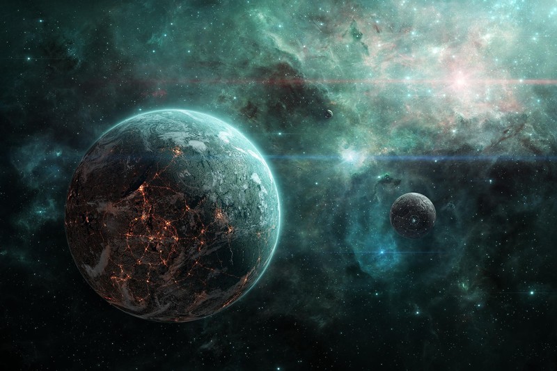space art, space, planet, digital art