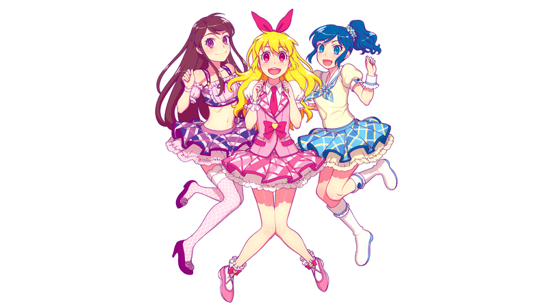 Aikatsu!, Aikatsu, simple background, white background