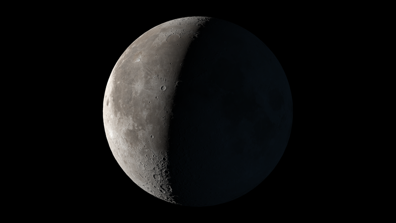moon phases, Moon, space