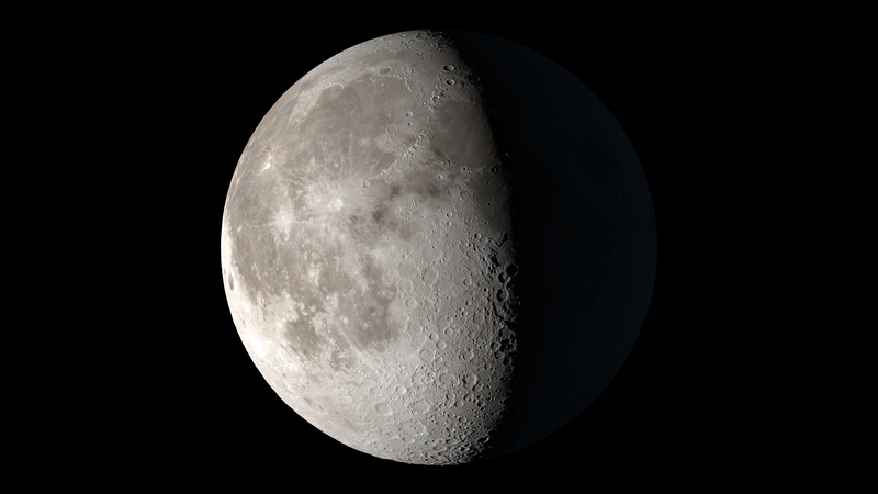 moon phases, Moon, night, space