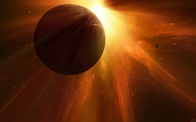 planet, digital art, space, space art, JoeyJazz