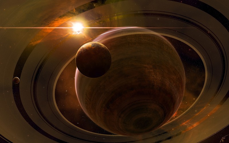 space, space art, planet, digital art, JoeyJazz