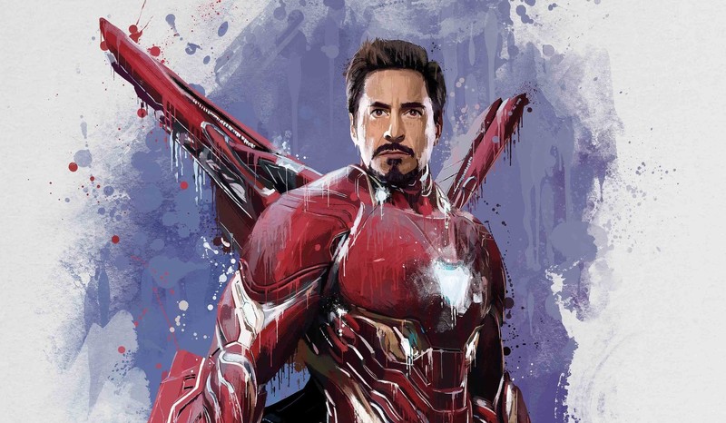 Robert Downey Jr., artwork, Iron Man, Marvel Cinematic Universe